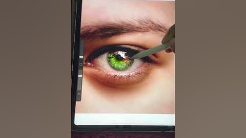 Changing image eye color in Procreate