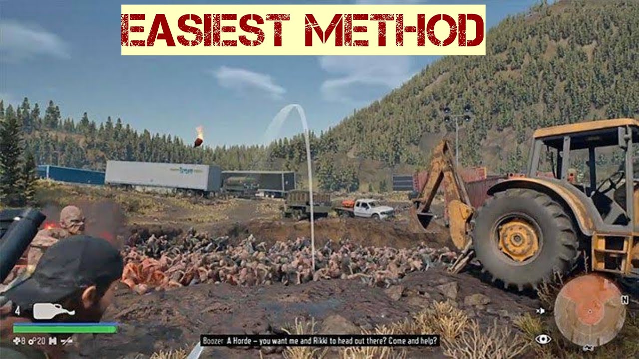 Days Gone - Easiest Way Ever to Clear the Iron Butte Ranch Horde | Keep Them Safe