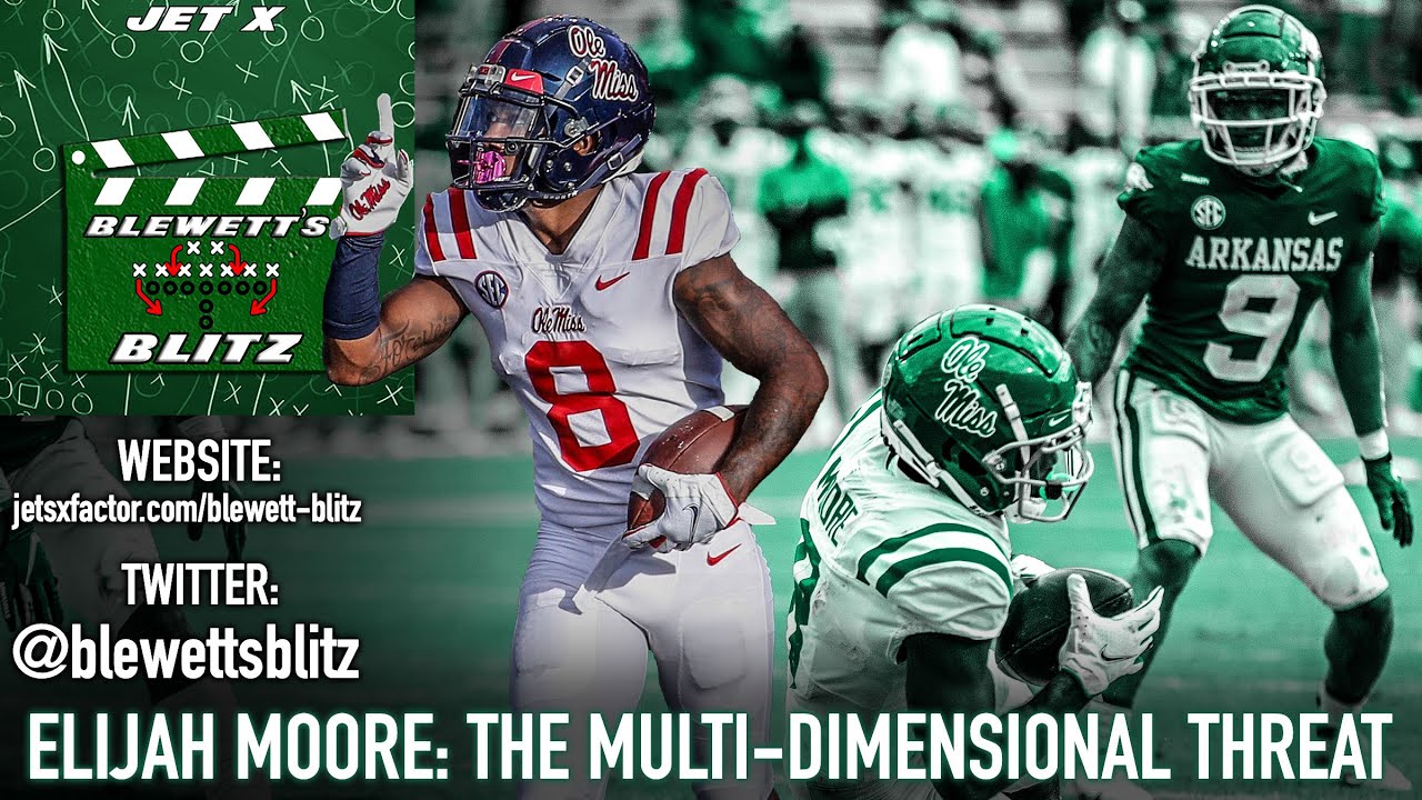 Jets Rookie Elijah Moore Is A Serious Multi-Dimensional Threat | Blewett's Blitz Film Review