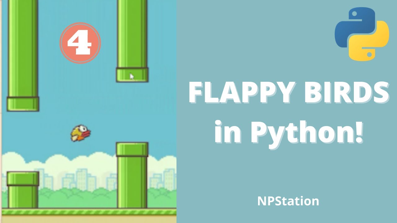 Flappy Bird in Python NEAT Part 4 | Python Project Ideas - YouTube
