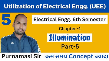 #5 Electrical 6th Semester | UEE | Ch-1 Illumination @PolytechnicPathshala