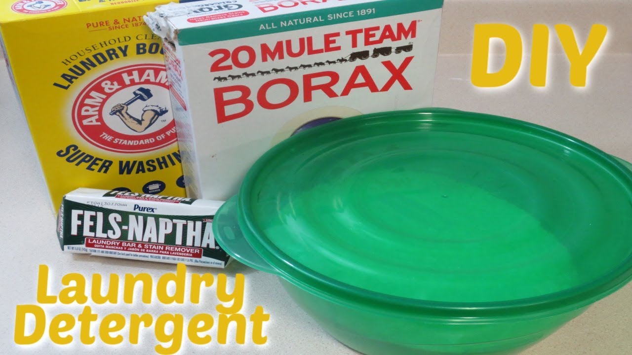 Diy Powder Laundry Detergent Super Easy Recipe Youtube
