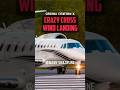 Cessna Citation X turbulent cross wind landing #xplane12 #phonk #aviation