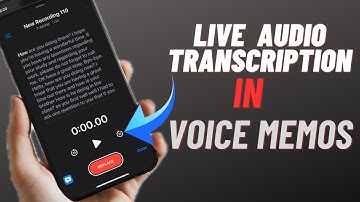 How to Use Live Audio Transcription in Voice Memos in iOS 18 on iPhone & iPad