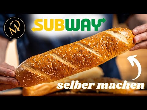 Subway Sandwich perfekt selber machen - Fluffiges Subway Sandwich Brot Rezept