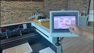 Automatic changing job of hard cover books casing in