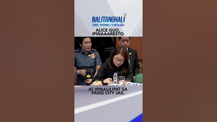 Dismissed Mayor Alice Guo, ipinalilipat sa Pasig City Jail #shorts | Balitanghali