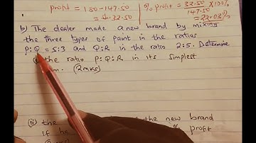 Ratios and Mixtures.Form 3 Mathematics.