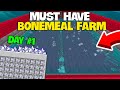 MUST HAVE Infinite Bonemeal AFK Farm Minecraft Bedrock 1.21!
