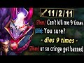 9 Lives were not enough for Zilean once I locked in Jhin. Game over.