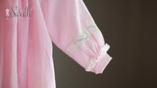 How to add lace insertion to sewing heirloom projects