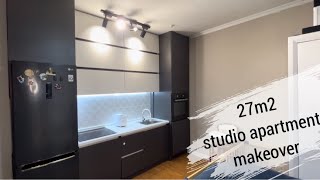 27м2 БАЙРНЫ ТОХИЖИЛТ | Minimalist studio apartment hometour | 27sqm apartment MAKEOVER