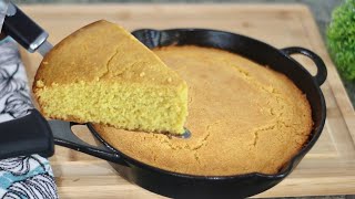 How to make SOUTHERN SKILLET CORNBREAD from Scratch ~ Perfect Cornbread for Thanksgiving Dressing