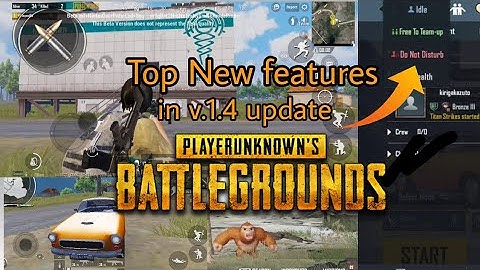 PUBG MOBILE | TOP 5 NEW | INTERESTING FEATURES IN | PUBGMOBILE  | V.1.4 UPDATE BETA VERSION 😍❤️