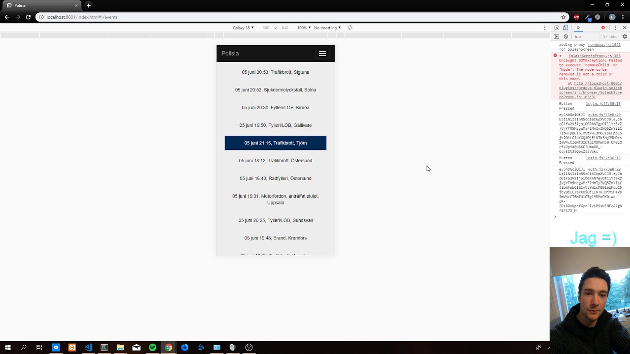 Webbapp demo youtube