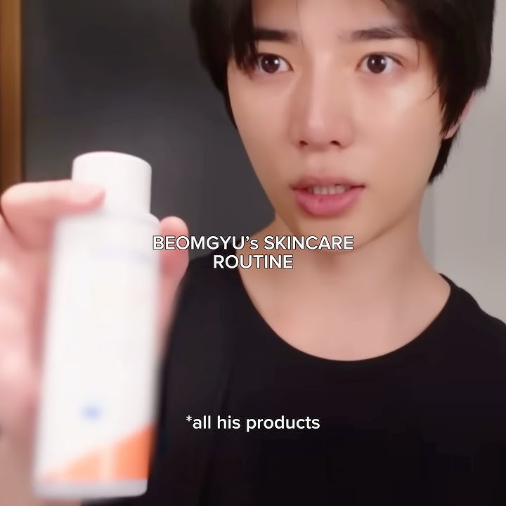 beomgyus skincare routine 😍😍 #kpopidol #txt #beomgyu #choibeomgyu #beomgyutxt #kpop #trending #fyp
