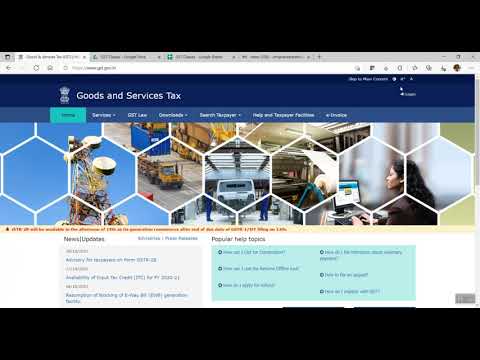 Computation of Closing stock from GST Portal