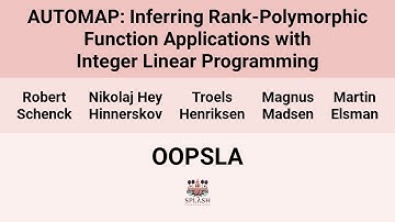 [OOPSLA24] AUTOMAP: Inferring Rank-Polymorphic Function Applications with Integer Linear Programming