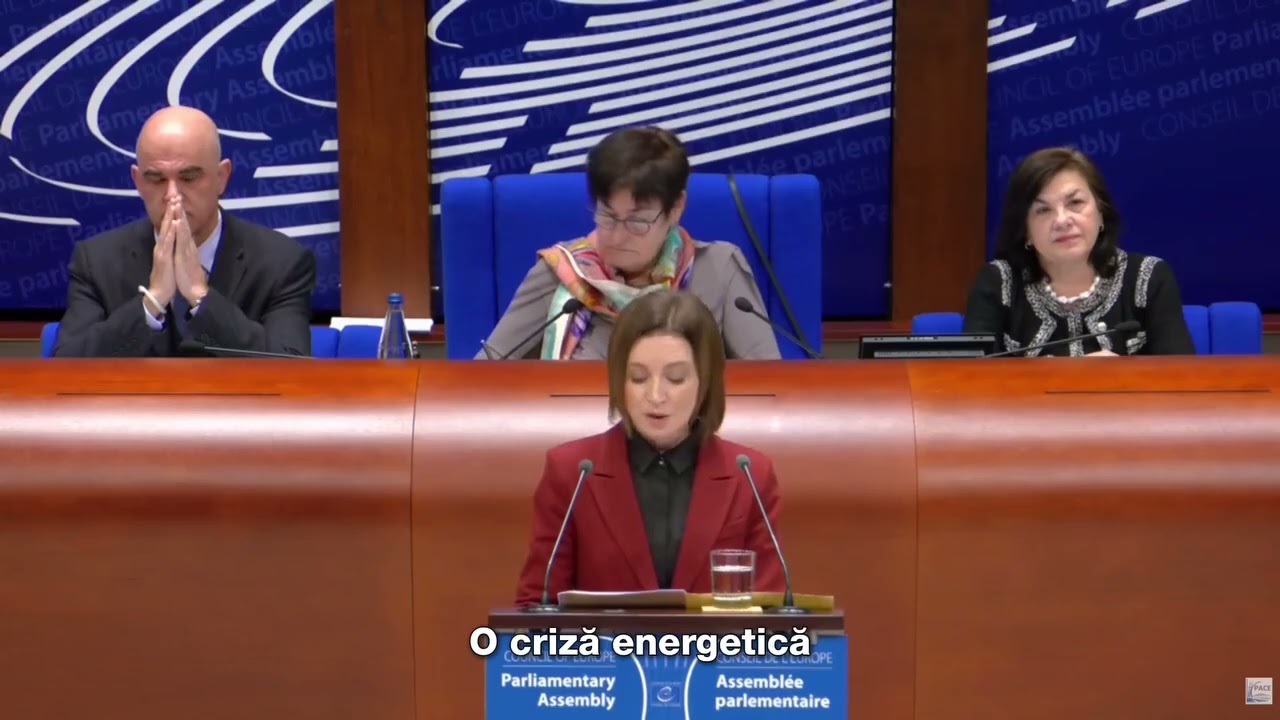Europa e în două războaie: Maia Sandu, aplaudată în picioare după discursul la APCE