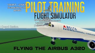 Flying a AIRBUS A320 in #roblox PTFS! -Real sounds