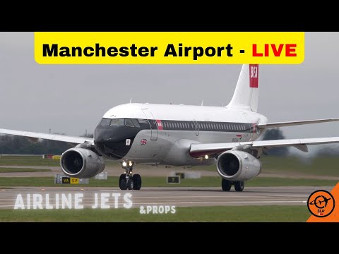 Plane spotting - LIVE - Airbus A380, A350, 787 and more! Tuesday 29th July Manchester Airport UK