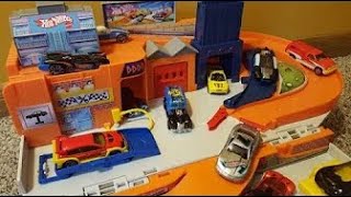 Hot Wheels Sto & Go Classic City Playset Demonstration of Features