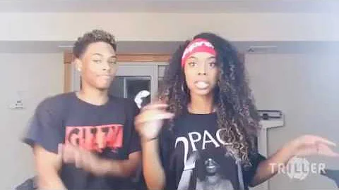 Devin Gordon with Her Sister dancing un Thriller