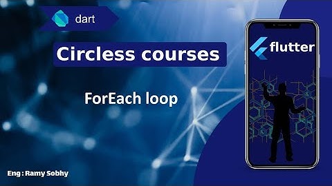 forEach loop in Dart