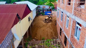 New Project Dump truck 5Ton Take Land To Bulldozer!! Push Delete Forest Will Grass