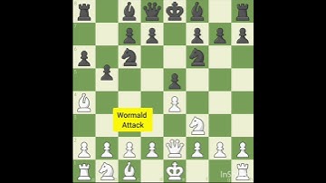 Wormald Attack #chess #chesstricks #chesstactics #magnus #hikaru #magnuscarlsen #chessbaseindia #tal