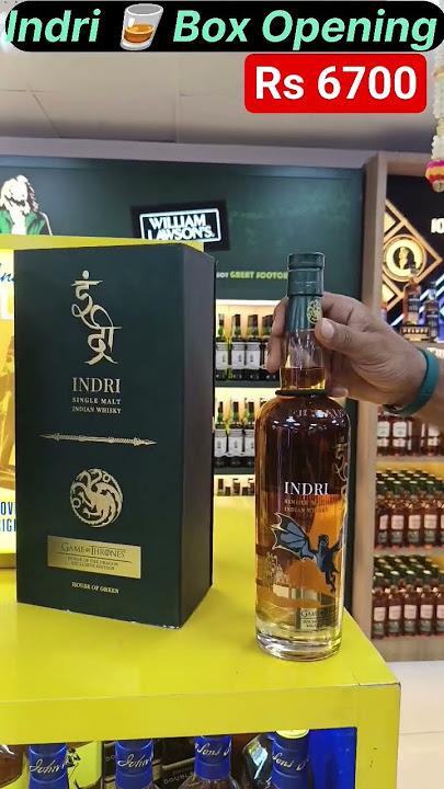 Indri Single Malt Whisky Price in Goa // goa daru price #shorts