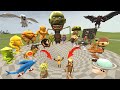 Spartan Kicking Italian Brainrot Memes in The Funel | Garry's Mod