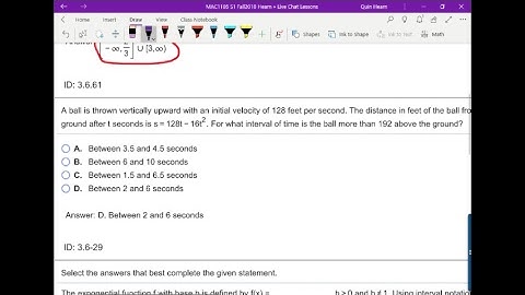 MAC1105 College Algebra Live Chat intro to Exponential Functions