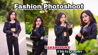 Flashlight Photoshoot /Using Nikon D750 and 85mm 1.8G with Godox softbox 80cm - J Maibam Photography