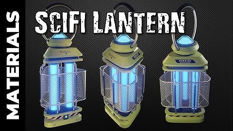 BLENDER: SCIFI LANTERN (PART 3)