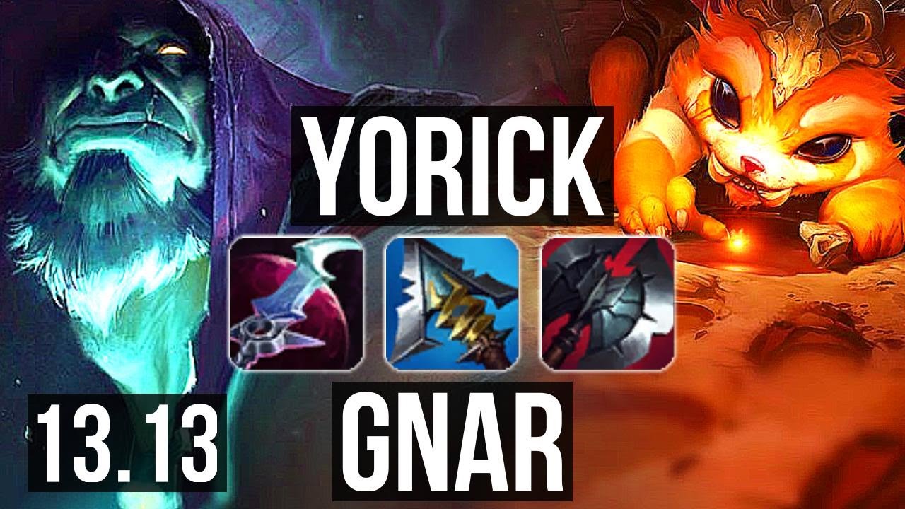 YORICK vs GNAR (TOP) 4/1/12, Rank 10 Yorick, 300+ games TR Master