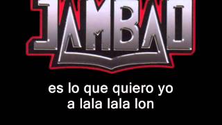 Video thumbnail of "Jambao - estar enamorado (letra)"