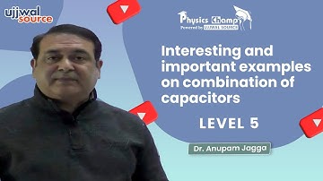 Interesting and important examples on combination of capacitors level-5 | Dr. Anupam Jagga #video