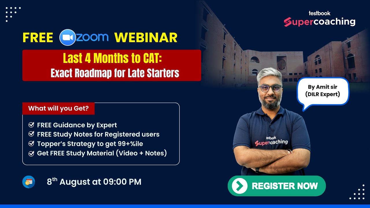 How to Crack CAT 2025 in 4 Months | CAT 2025 Preparation | FREE Live ...