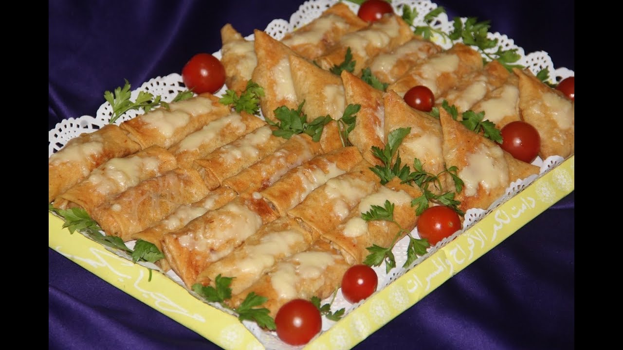 بريوات وسيكار مالحين بحشوة الدجاج لذيذة جدا مع طريقة تخزينها في المجمد وطهيها