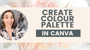 Create a custom colour palette in Canva (Canva Pro needed!)