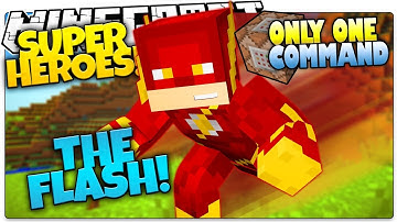 The Flash In Vanilla MC | ONLY ONE COMMAND BLOCK (1.10)