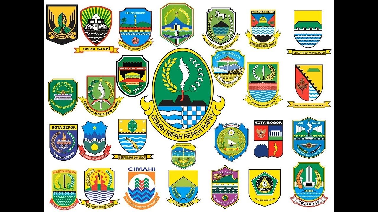 Logo Pemerintah Kabupaten Se Provinsi Jawa Barat - YouTube