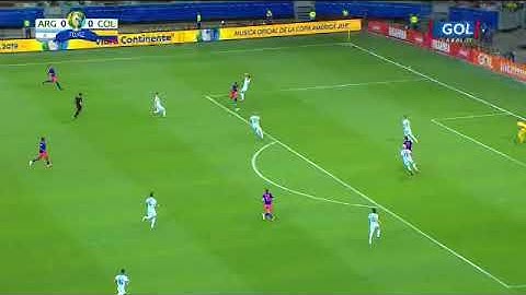 Gol de Roger Martinez con la Selección Colombia a Argentina en Copa América 2019.