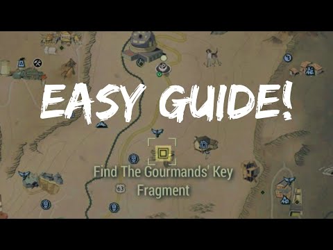 GOURMANDS' KEY FRAGMENT! Easy Guide Fallout 76
