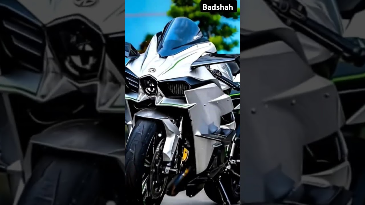 World super fast  bike Kawasaki Ninja H2R in hyper mode.😈😈