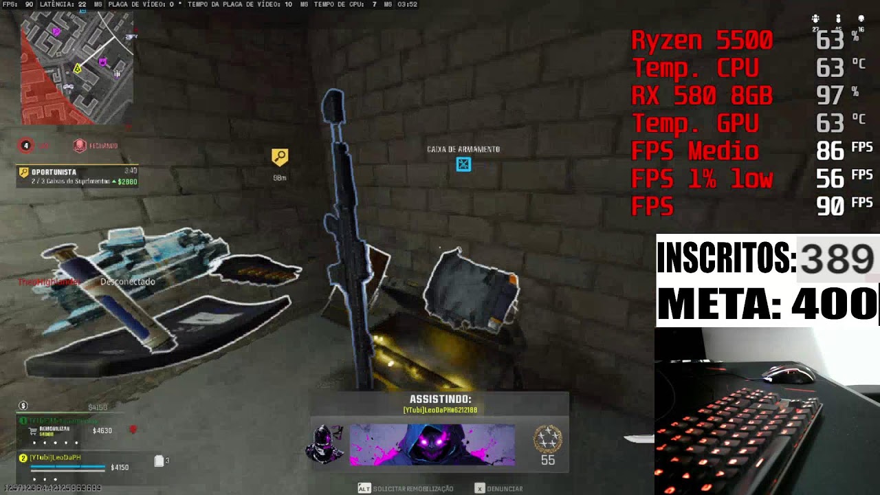 🔴 LIVE - WARZONE 4 | RX 580 + RYZEN 5500 | MT | BO6 | METAGAMEPLAY ...