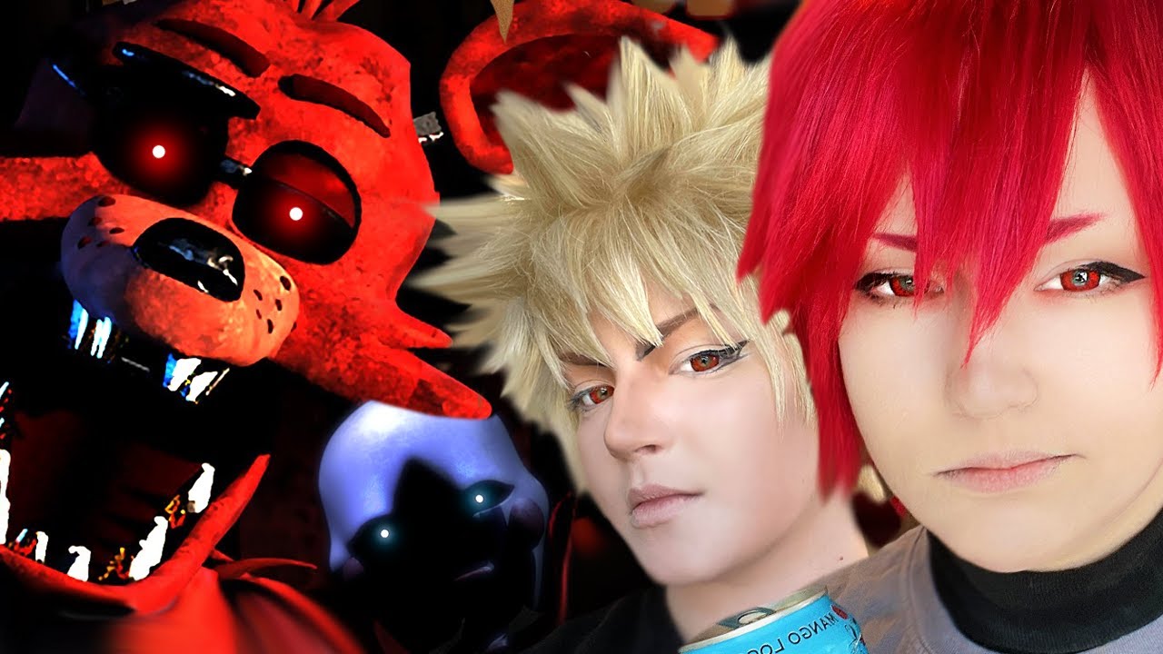 KiriBaku Plays FNAF [Stream] My Hero Academia Cosplay