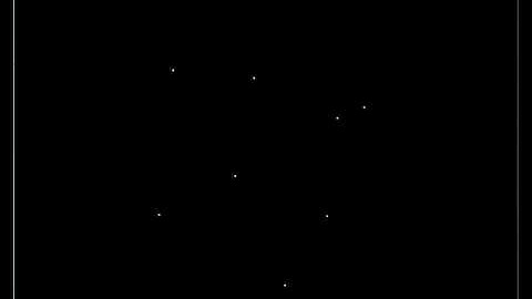 Simulation of 3D Point Rotation with Python and Pygame
