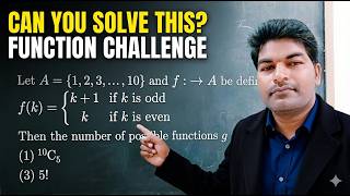 Let A={1,2,3,…,10} and f:A→A be defined asf(k)={■(k 1&' if ' k' is odd ' @k&' if ' k' is even ' )┤g: